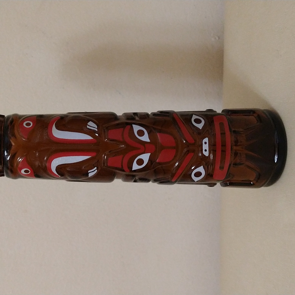 Vintage Avon Tribal Totem Pole Decanter Deep Woods After Shave Empty Bottle - Picture 3 of 5